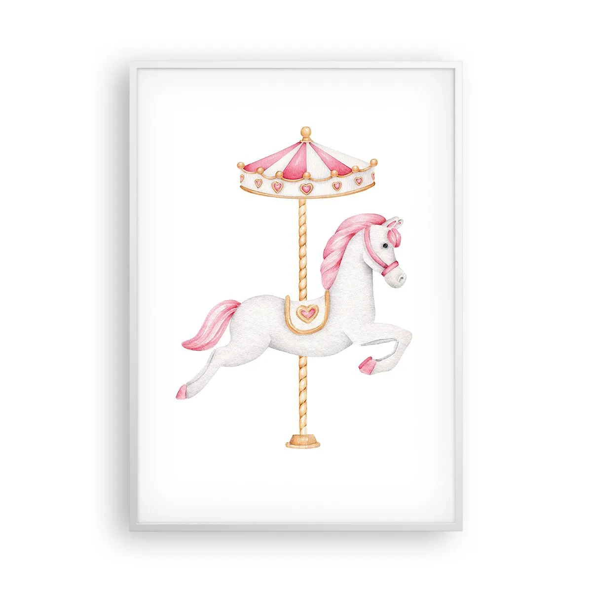 Poszter fekete keretben - Elindult egy patával - 70x100 cm