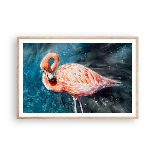 Poszter világos tölgy keretben - Természetesen dekoratív - 91x61 cm