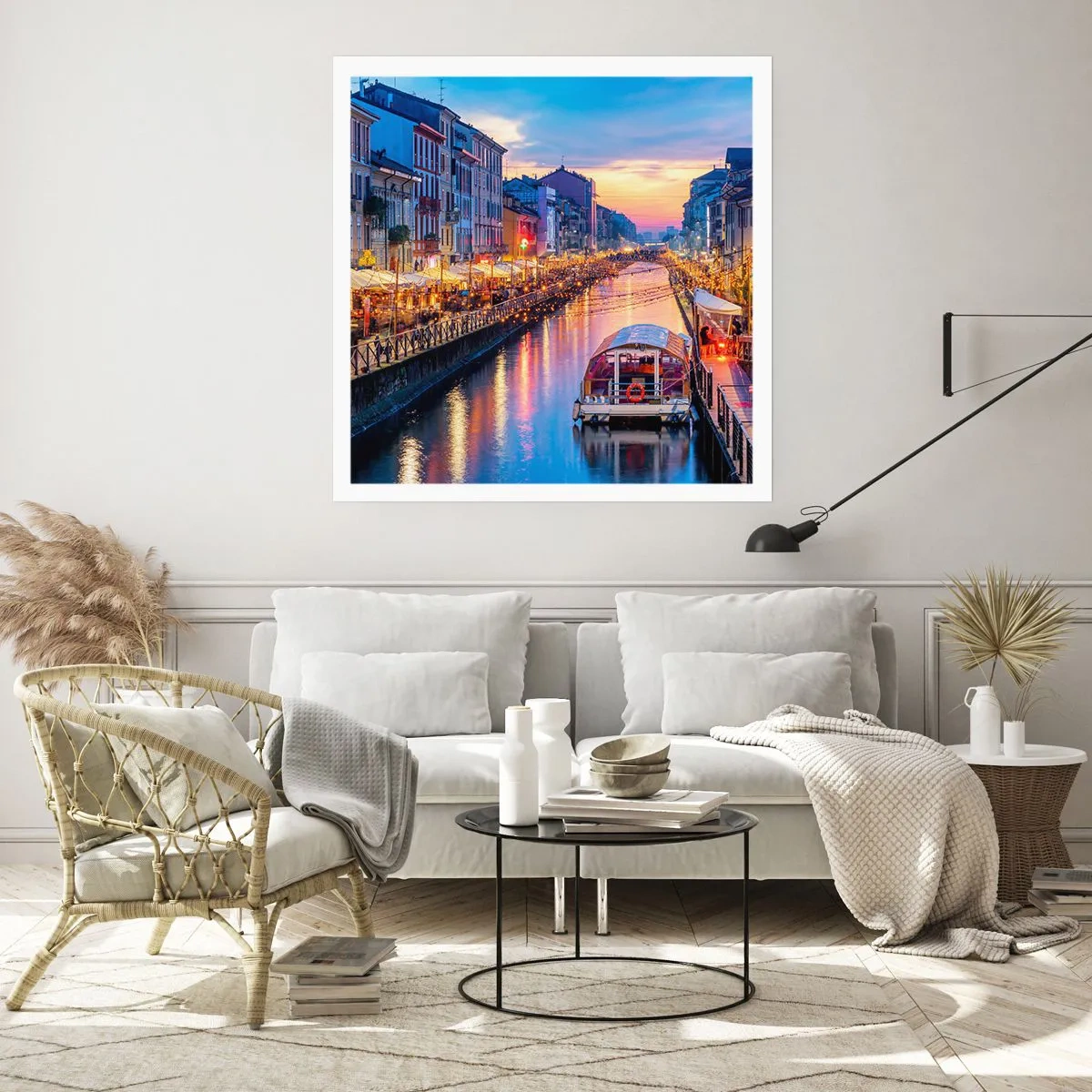 Poszter - Fény és öröm estéje - 40x40 cm