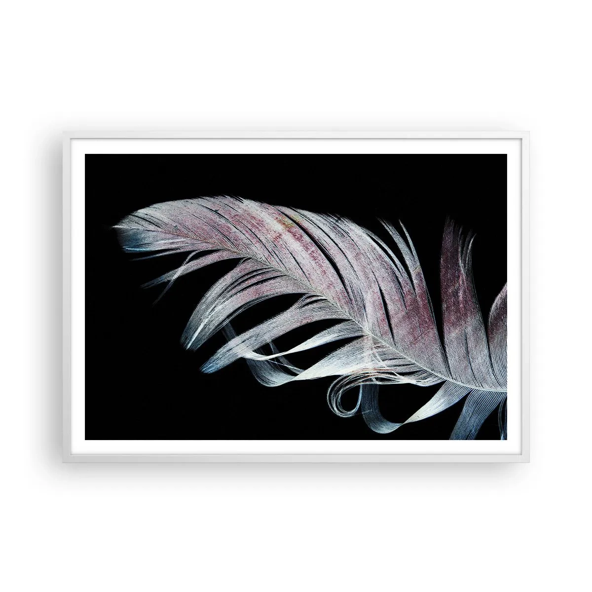 Poszter fekete keretben - Gondolj az érintésre - 100x70 cm