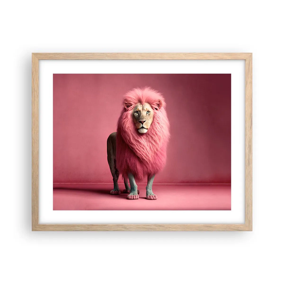 Poszter világos tölgy keretben - És már nem félsz - 50x40 cm