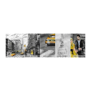 Fotótapéta Minta Premium Sand - Egy New York-i történet - Város, New York, Építészet - 100x30 cm