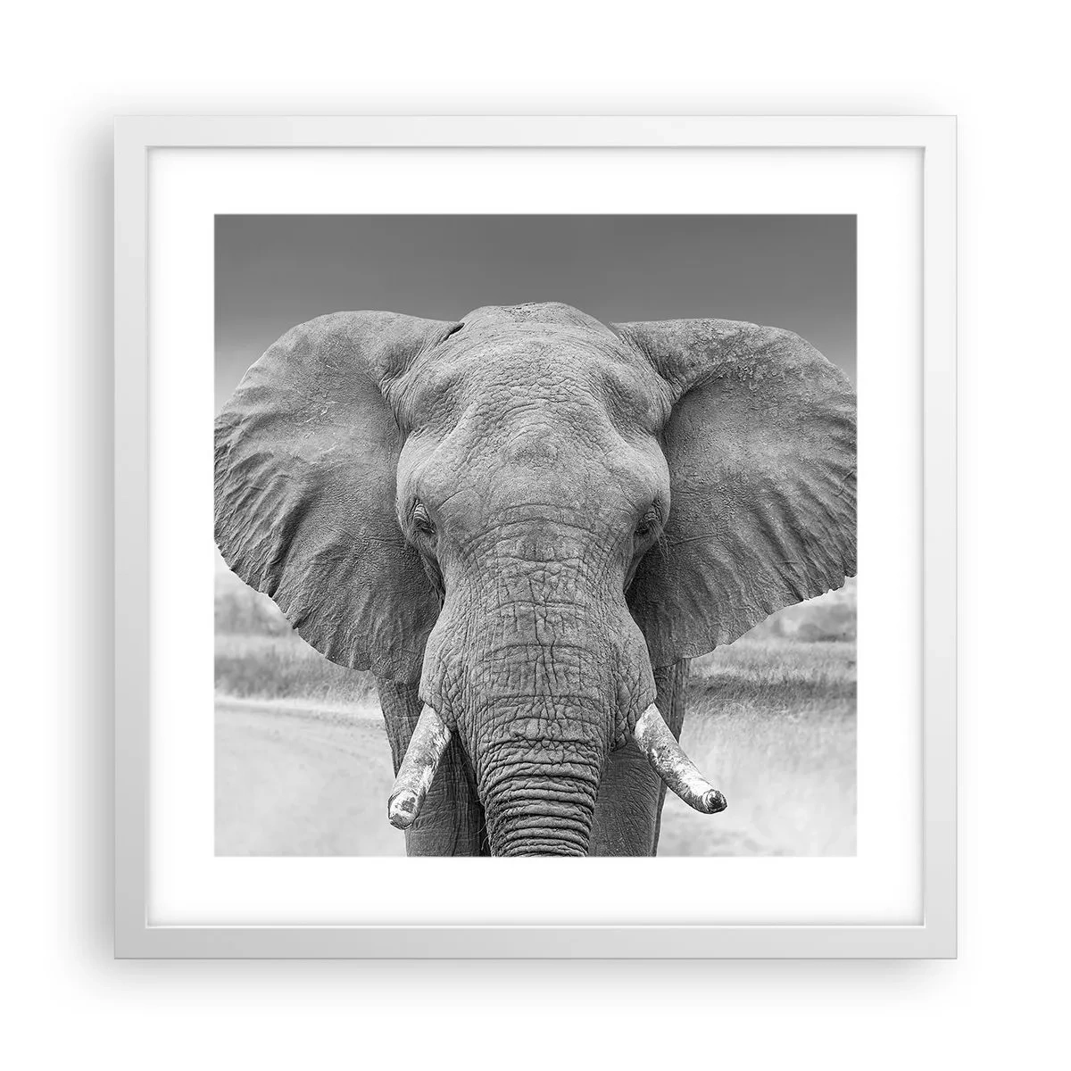 Poszter fekete keretben - Üdv a világomban - 40x40 cm