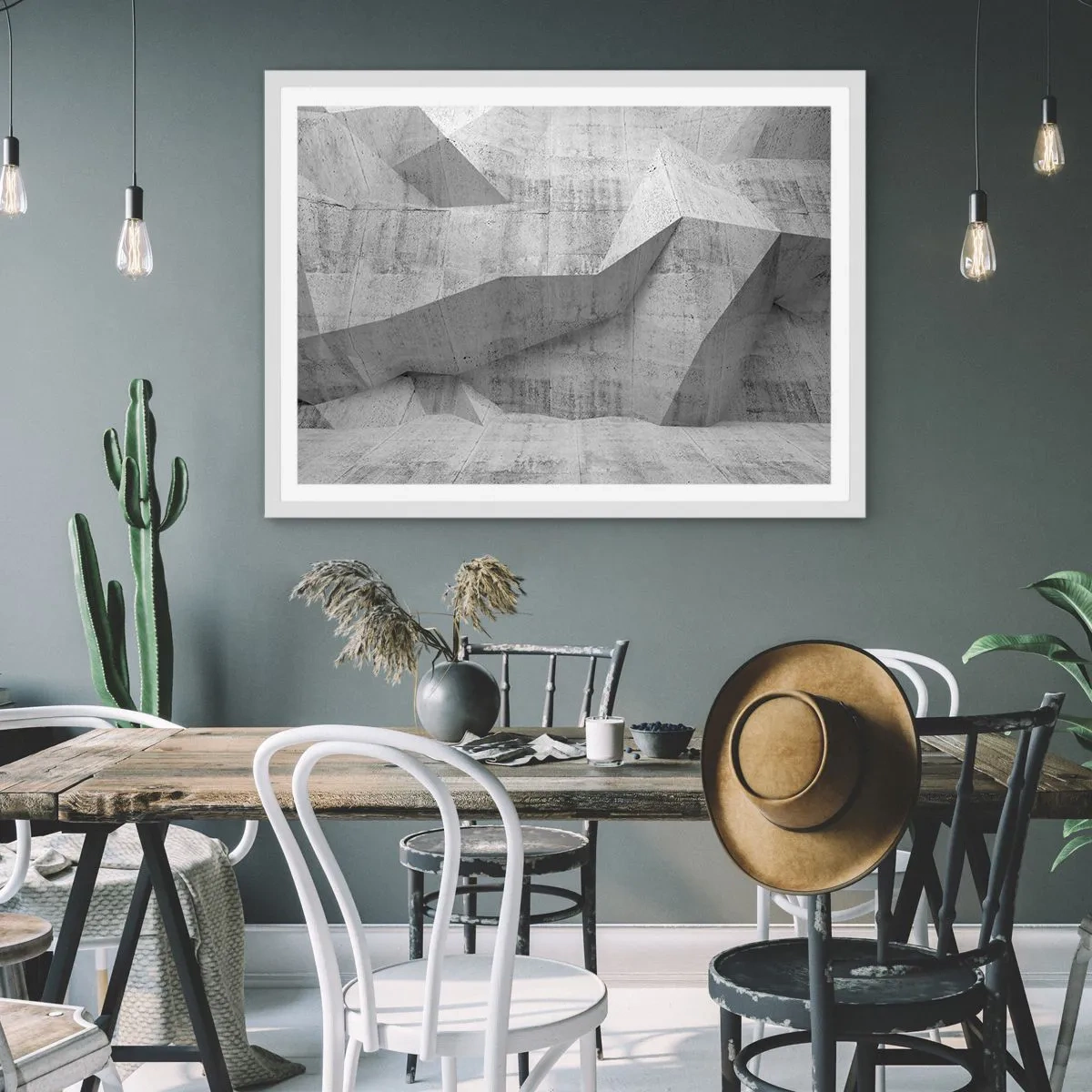 Poszter fekete keretben - Igazi kihívás - 100x70 cm