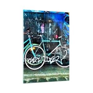 Üveg kép - A város hív - 50x70 cm
