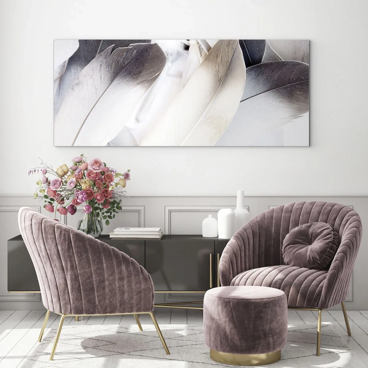 Üveg kép - Szinte angyali - 120x50 cm