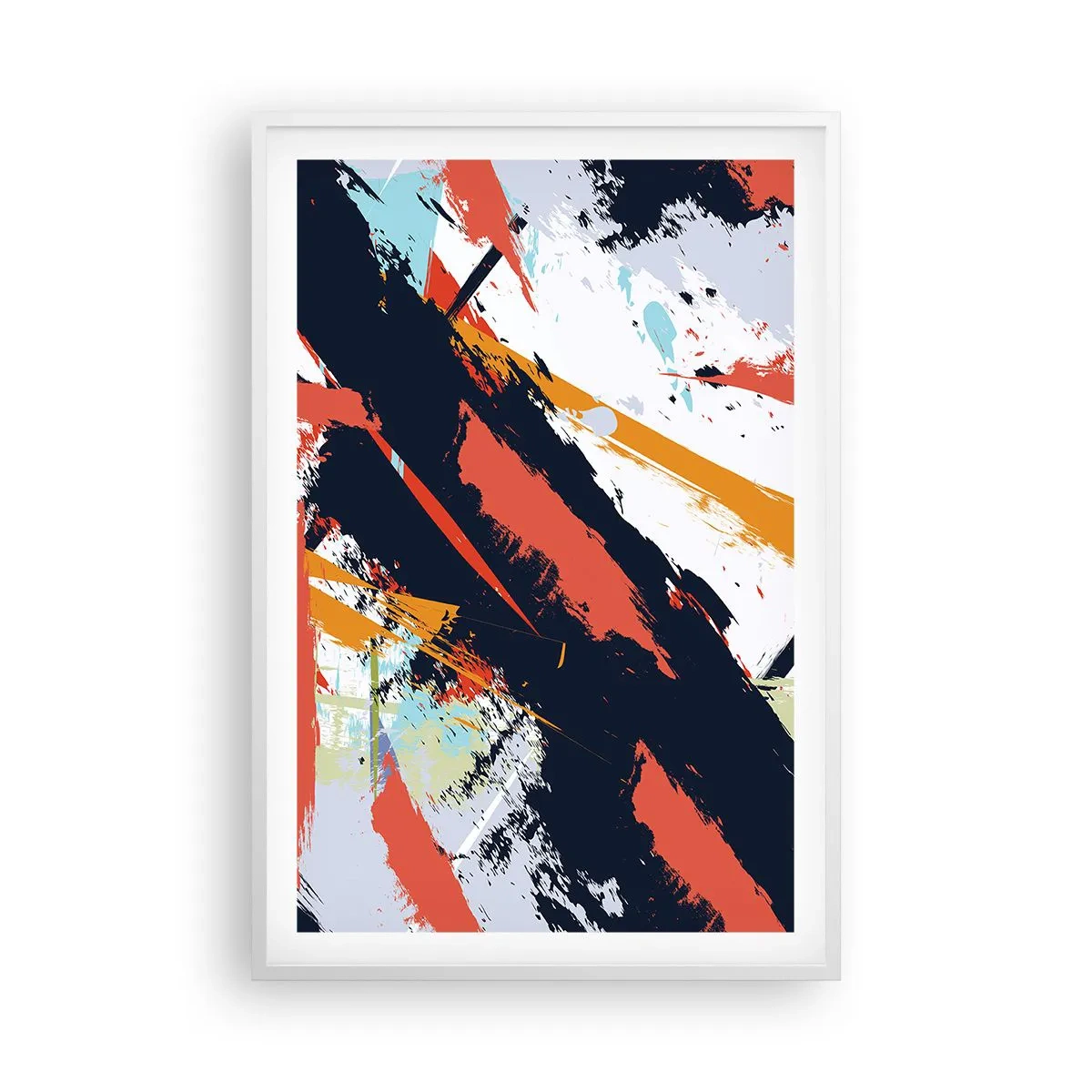 Poszter fekete keretben - Dinamikus kompozíció - 61x91 cm