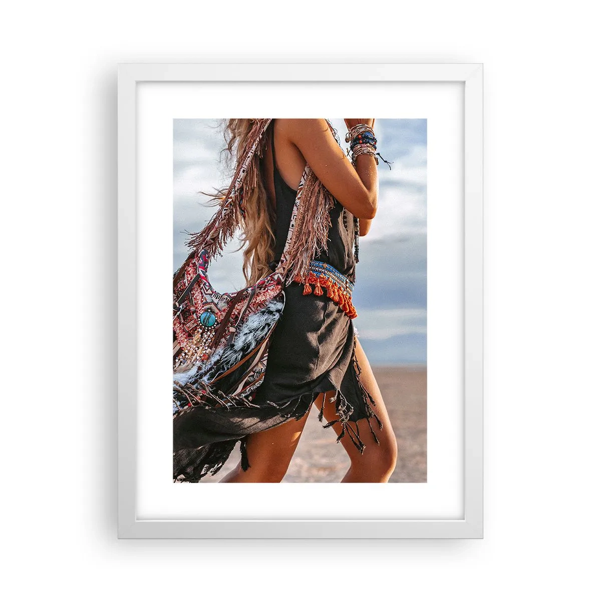 Poszter fekete keretben - Sámán párja - 30x40 cm