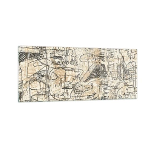 Üveg kép - Dekódolásra vár - 100x40 cm