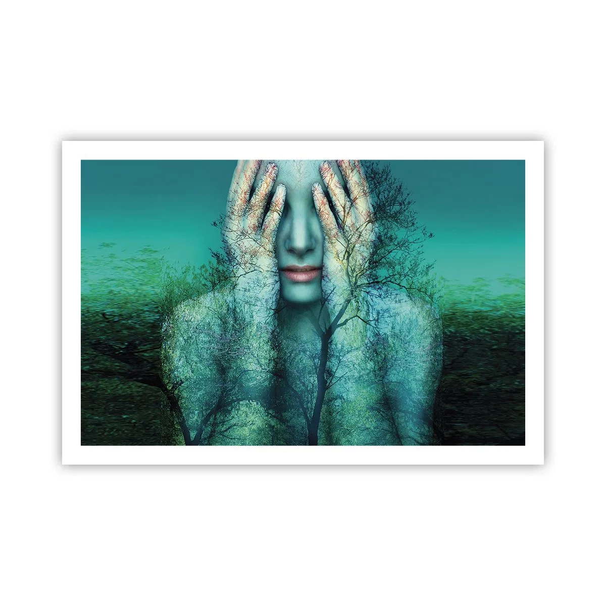 Poszter - Kékbe merítve - 91x61 cm
