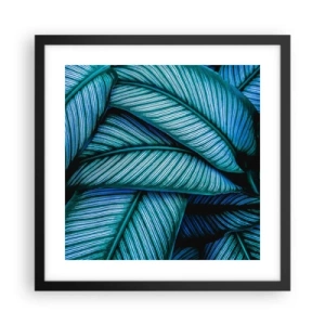 Poszter fehér keretben - Életvonalak - 40x40 cm