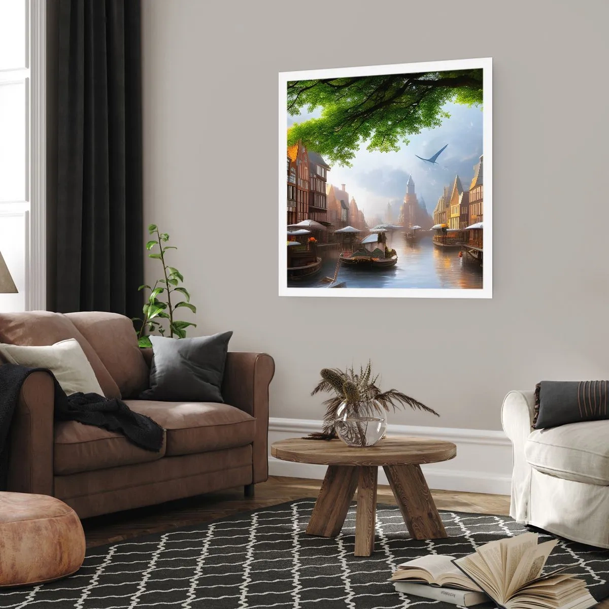 Poszter - Holland városkép - 60x60 cm