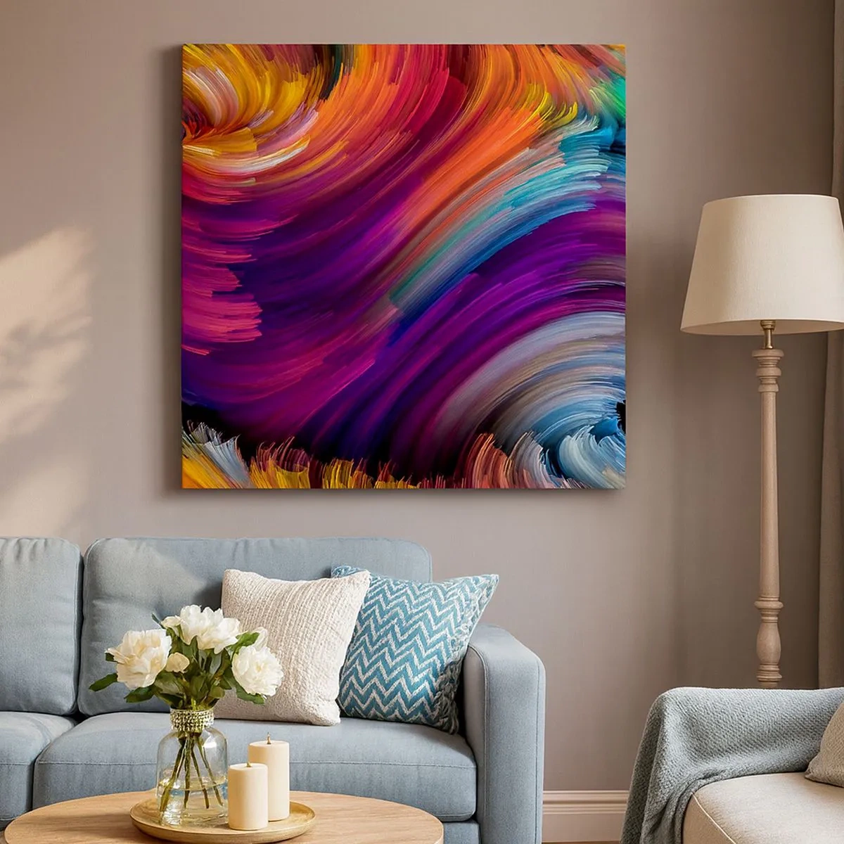 Vászonkép - Egy új világ kezdete - 30x30 cm