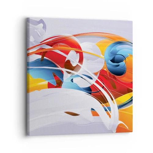 Vászonkép - Az elemek tánca - 30x30 cm