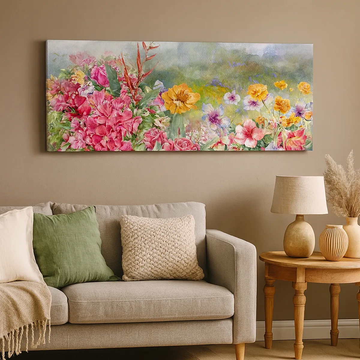 Vászonkép - A kert, amelyik megőrült - 30x30 cm