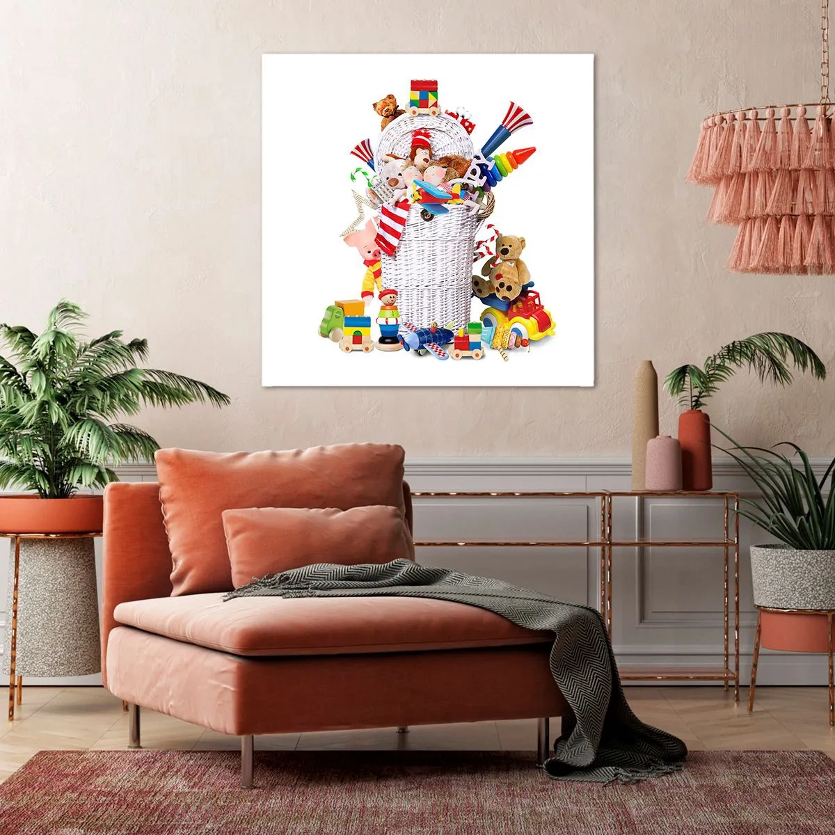 Vászonkép - A picur kincsei - 70x70 cm