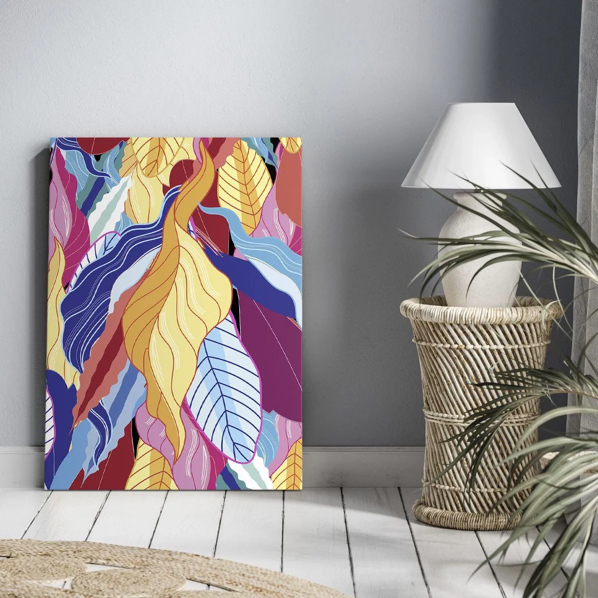 Vászonkép - Színes rendetlenség - 50x70 cm