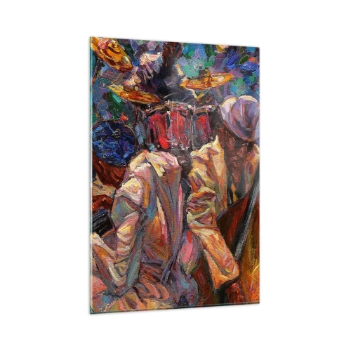 Üveg kép - Egy ritmusban - 80x120 cm