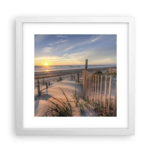 Poszter fekete keretben - A szél ragyogása és árnyéka - 30x30 cm