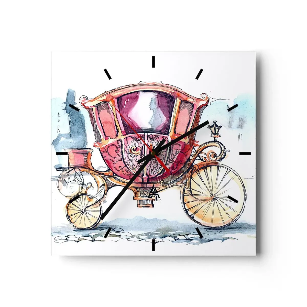 Falióra, Óra - Esküvőre vagy bálba? - 30x30 cm