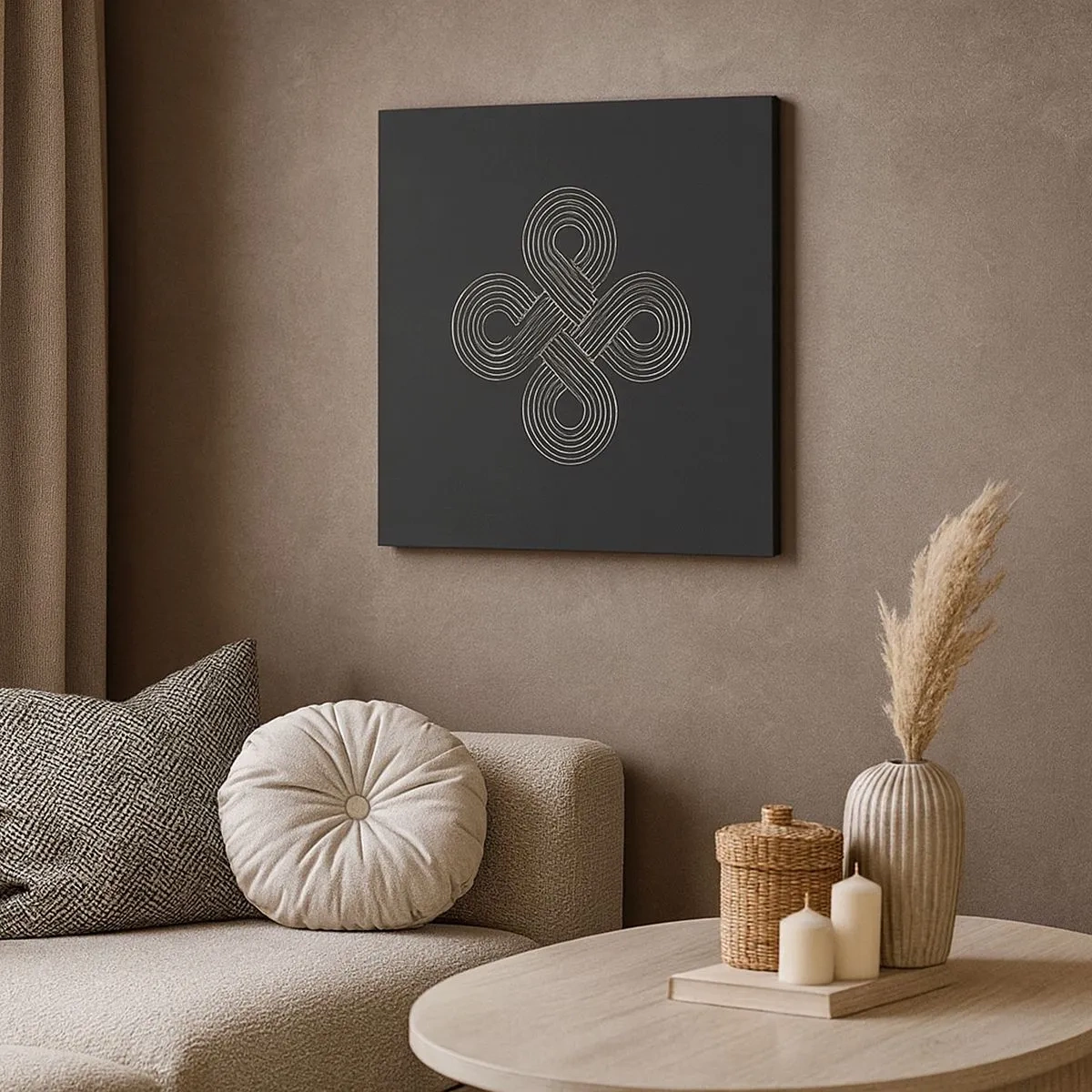 Vászonkép - Kelta szellemben - 30x30 cm