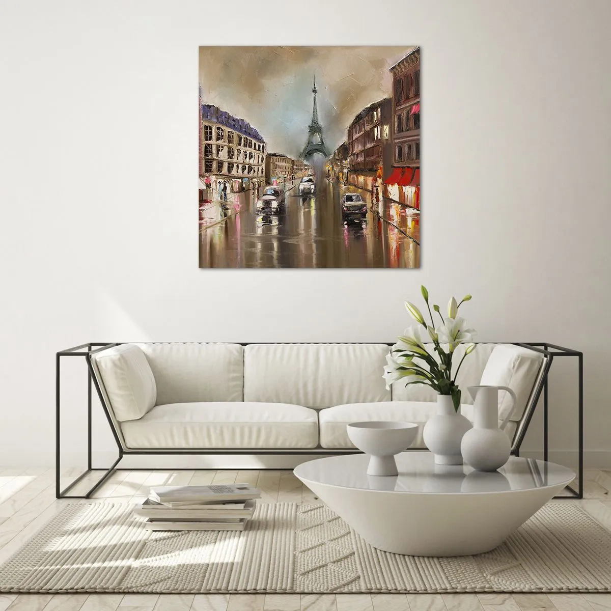 Üveg kép - Csak ő számít - 70x70 cm