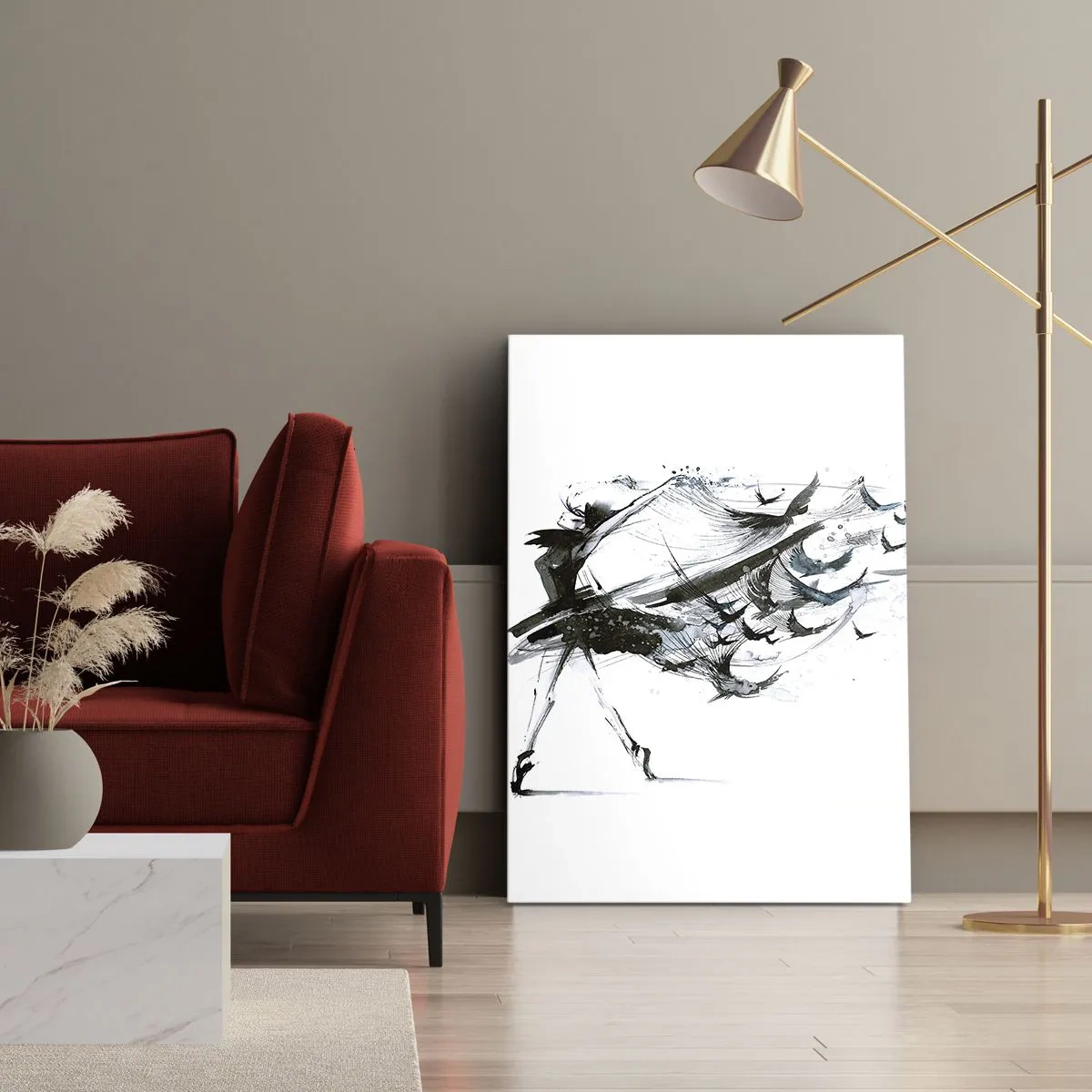 Vászonkép - A zene varázsa megszabadít a varázslattól - 70x100 cm