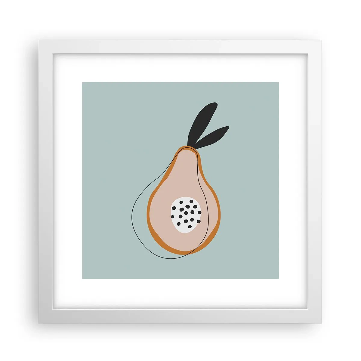 Poszter fekete keretben - Behatolás a dolgok természetébe - 30x30 cm