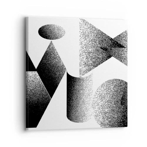 Vászonkép - Szögek és oválisok - 30x30 cm