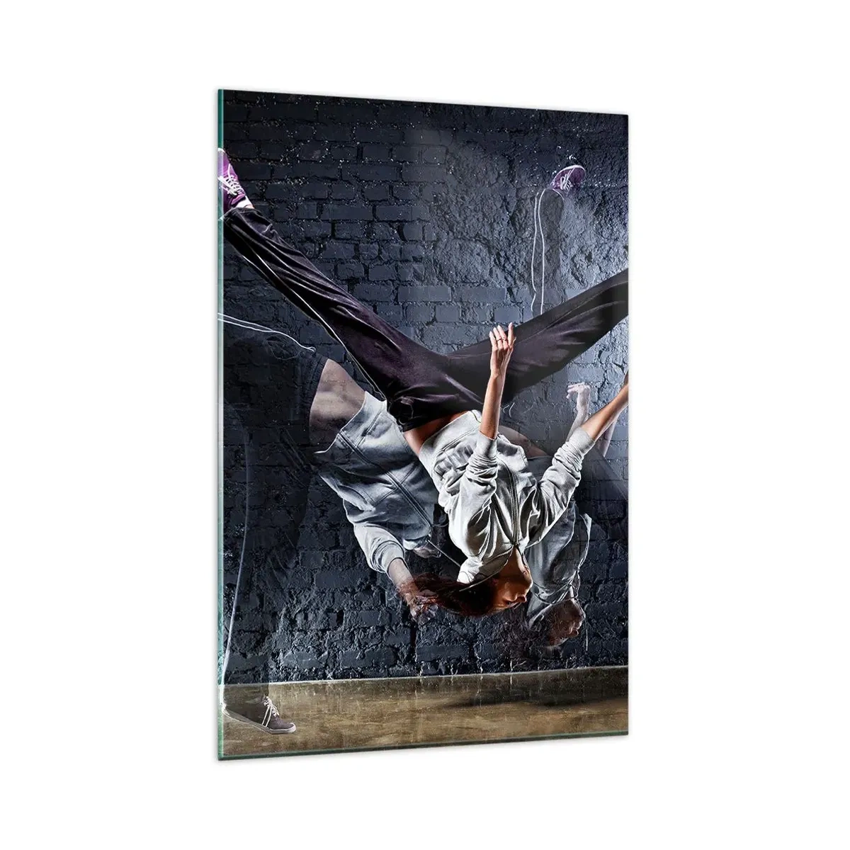 Üveg kép - Utcai sztár - 80x120 cm