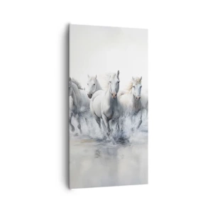 Vászonkép - Fehér varázslat - 65x120 cm