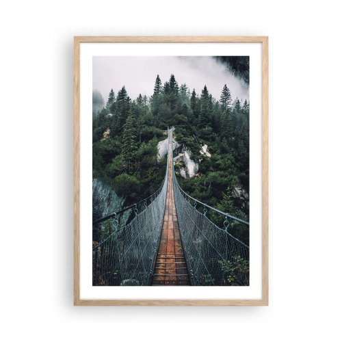 Poszter világos tölgy keretben - Csak a legjobbaknak - 50x70 cm