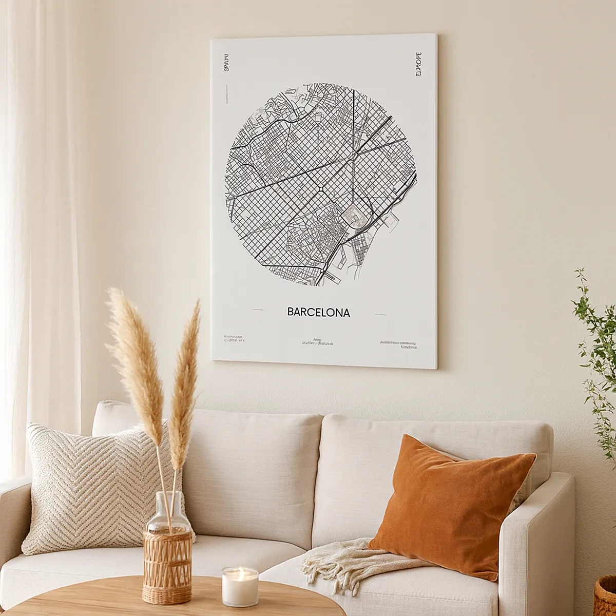 Vászonkép - Barcelona anatómiája - 50x70 cm