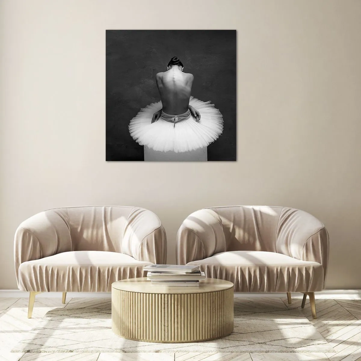 Üveg kép - Épp virágzik - 60x60 cm