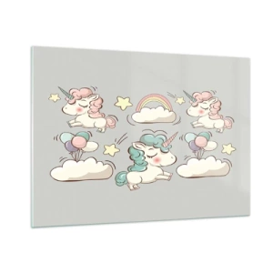 Üveg kép - Biztosan léteznek... - 100x70 cm