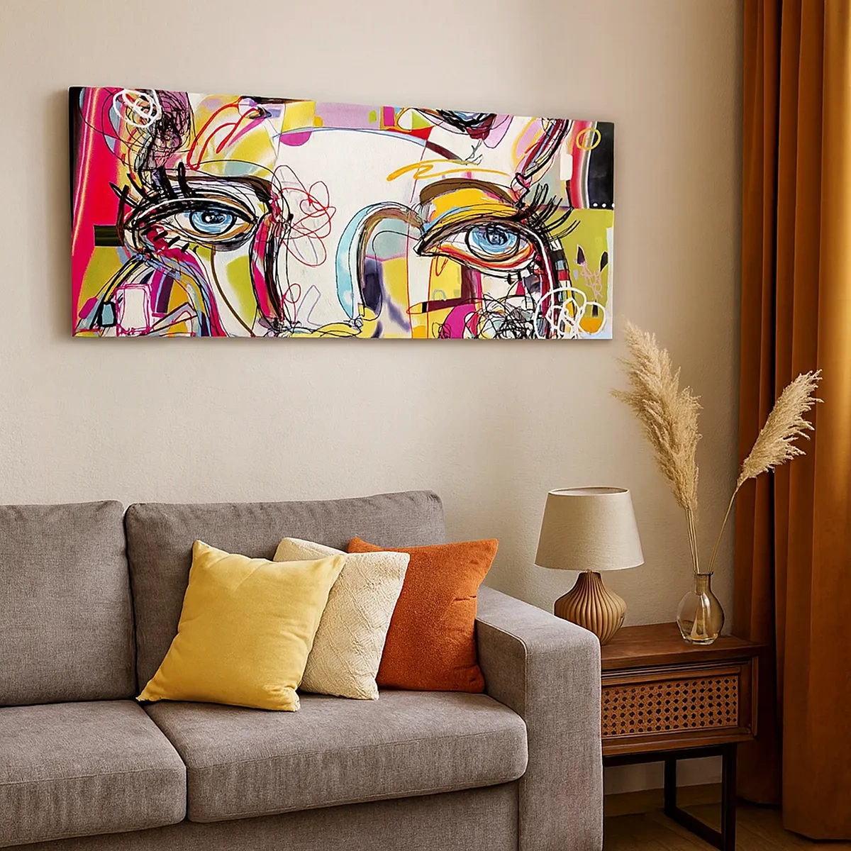 Vászonkép - A macska természetének gazdagsága - 30x30 cm