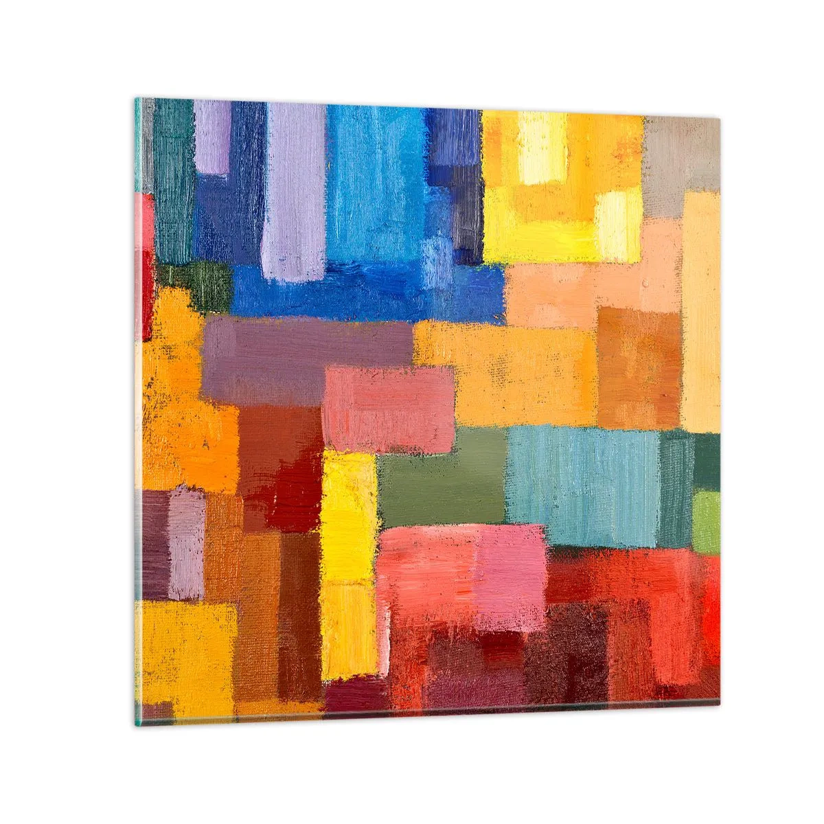 Üveg kép - Mindegyik más, mindegyik színes - 30x30 cm