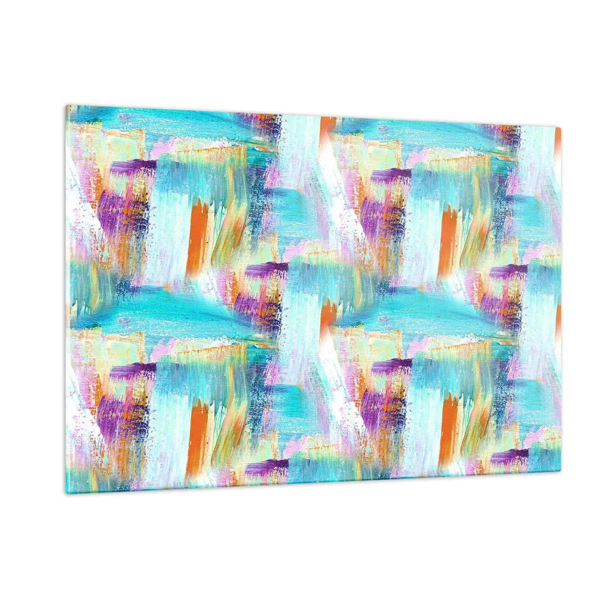 Üveg kép - Vidám firka - 120x80 cm