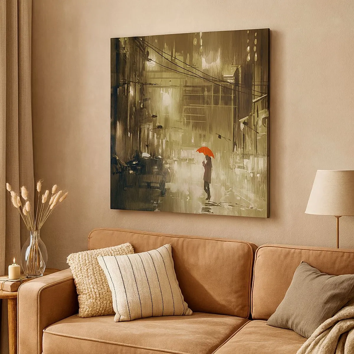 Vászonkép - Egyedül, de nem magányosan - 30x30 cm