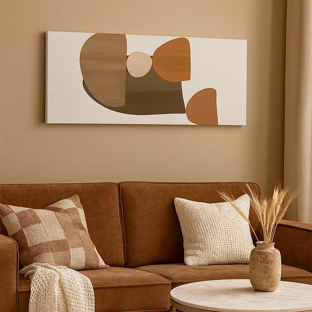 Vászonkép - Bronz kompozíció - 30x30 cm