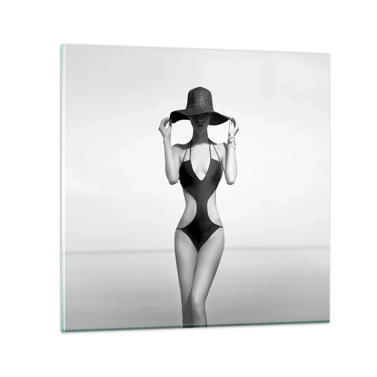 Üveg kép - A nevem Elegance - 40x40 cm