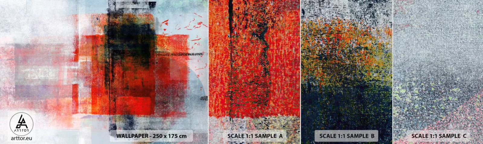 Fotótapéta Minta Premium Canvas - Izzó kompozíció - Darab, Absztrakció, Ipari - 100x30 cm