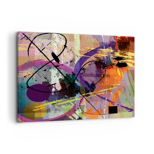 Vászonkép - Mehet egyenesen előre vagy körbe - 120x80 cm