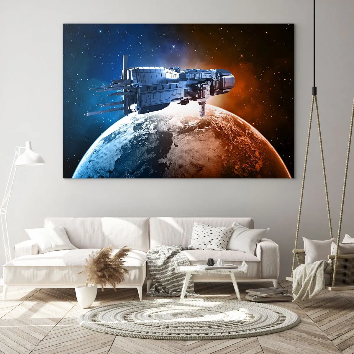 Üveg kép - Óvatos megfigyelő - 100x70 cm
