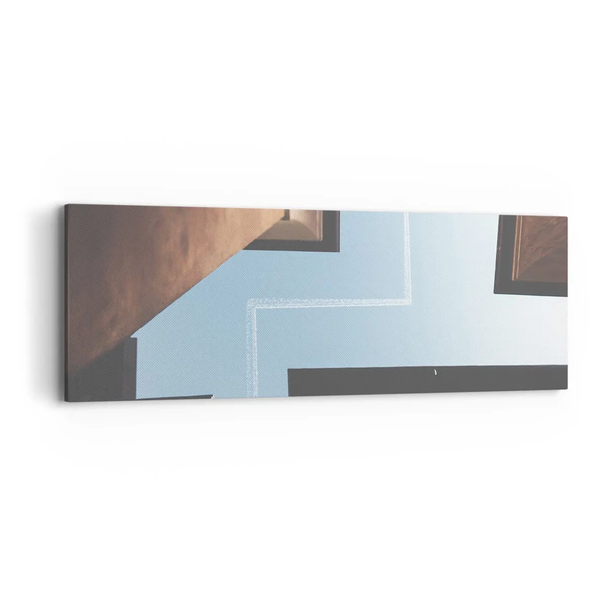 Vászonkép - A városi labirintus felett - 90x30 cm