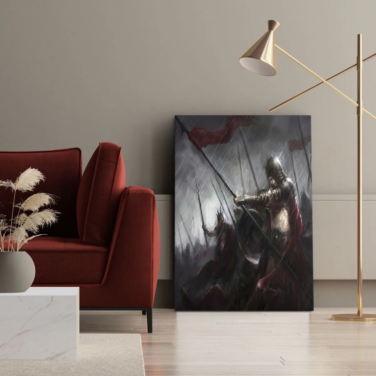 Vászonkép - Járókelő, mondd el a Spartának... - 45x80 cm