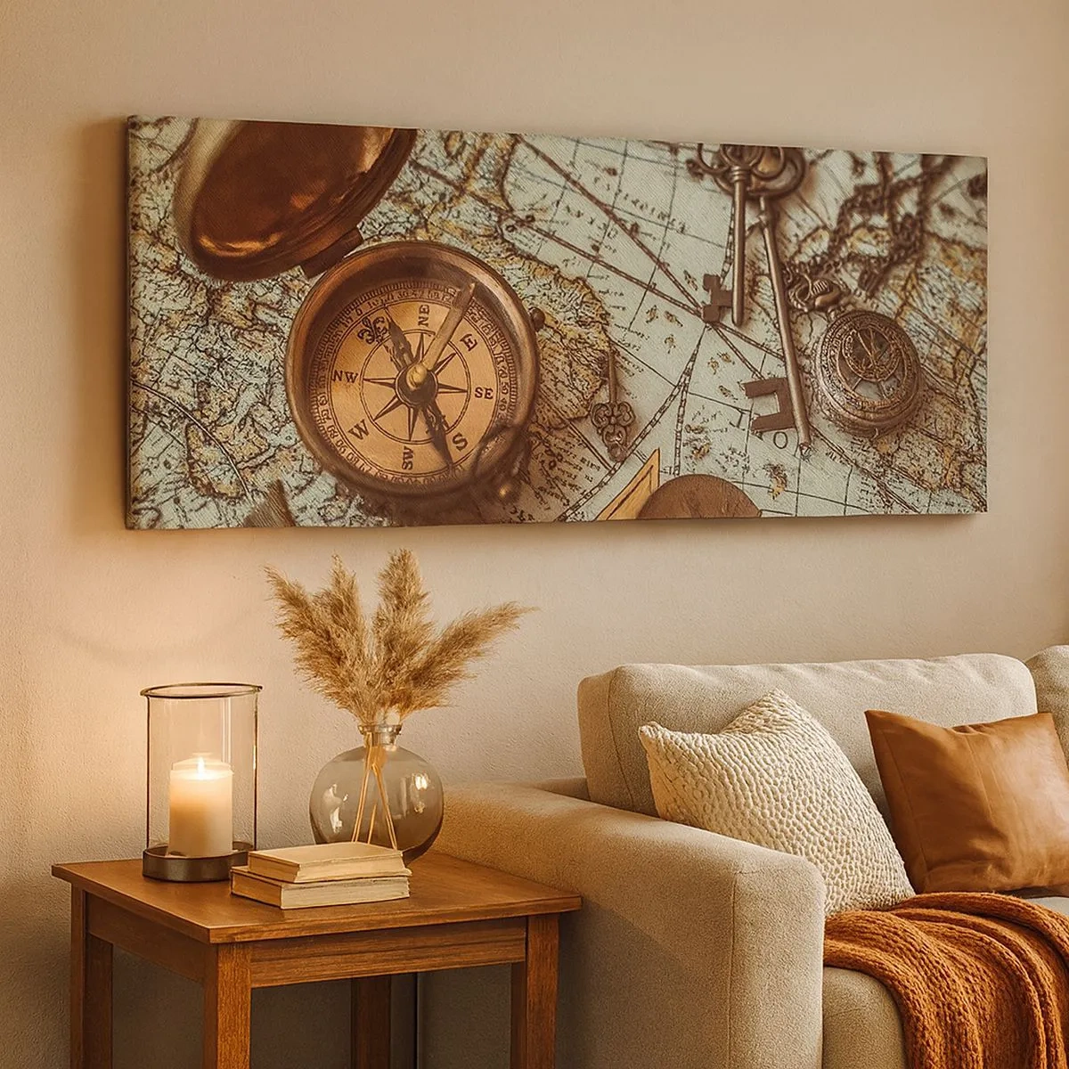 Vászonkép - A kalandvágynak - 100x40 cm