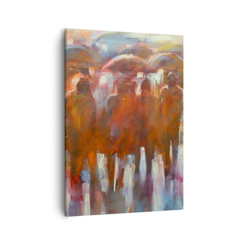 Vászonkép - Egyenlőek esőben és ködben - 50x70 cm