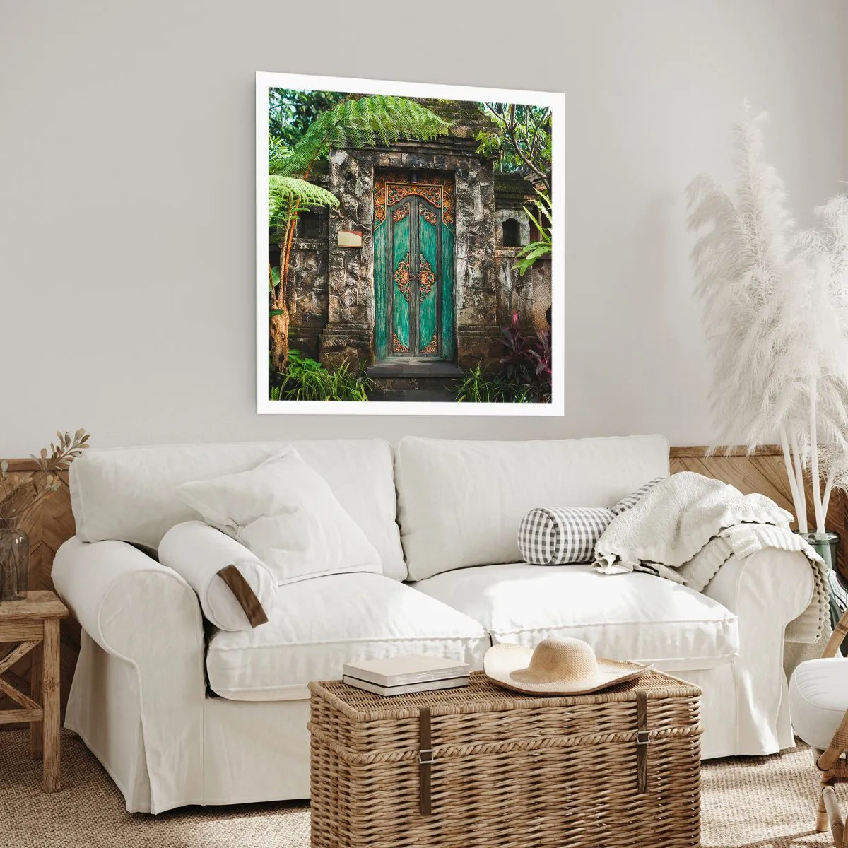 Poszter - Ajtó egy egzotikus világba - 60x60 cm