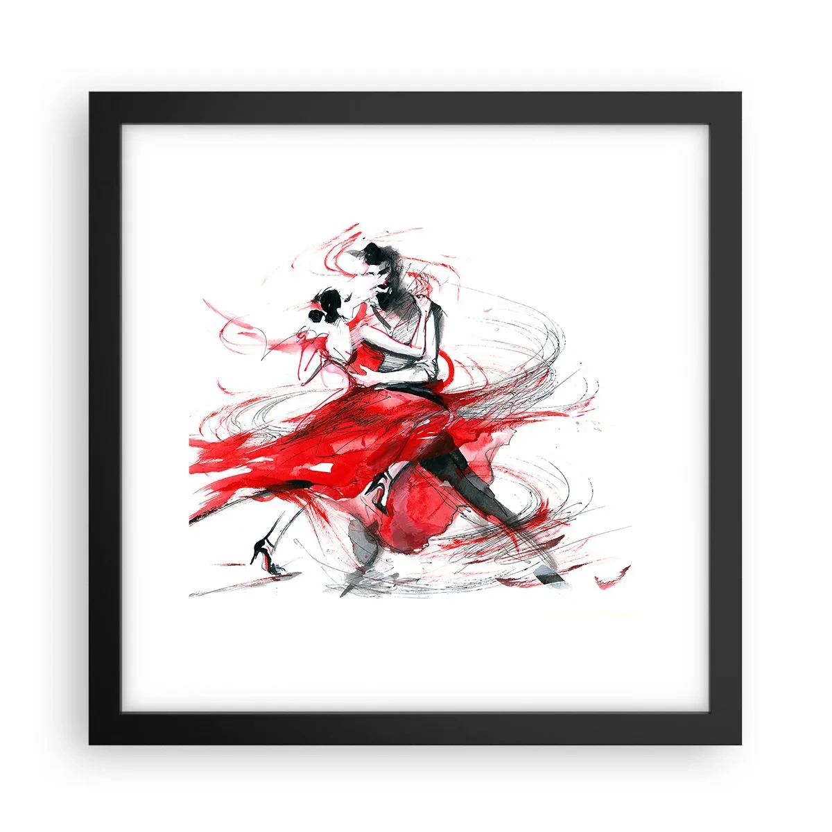 Poszter fehér keretben - Tango - a szenvedély ritmusa - 30x30 cm
